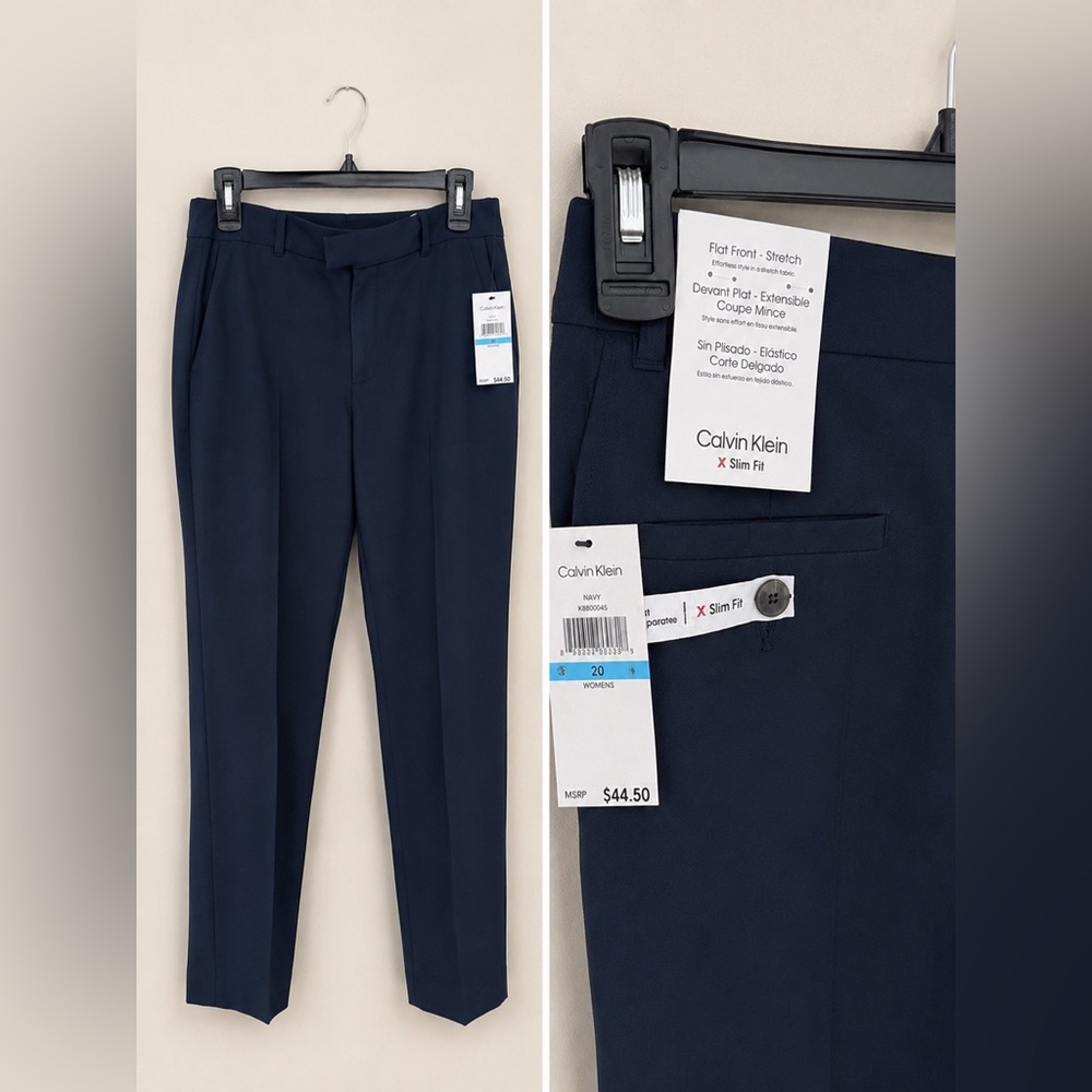 NWT boys Calvin Klein suit pants